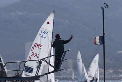12 04 2015, Marseille (FRA), Yachting Club de la Pointe Rouge - Coupe Internationale de Printemps des 470, Final Day