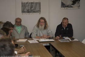 20 03 2015, Saint-Tropez (FRA,83) - 900 Nautiques by SFS, 1 day before start, Skippers briefing