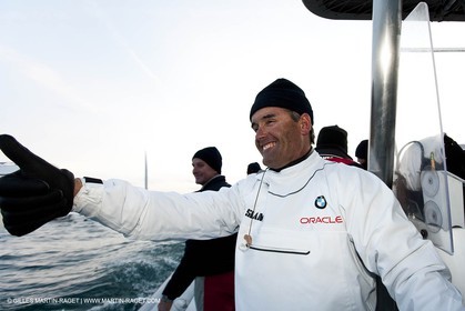 14 02 2010 - Valencia (ESP) - 33rd America's Cup - BMW ORACLE Racing - Race 2 - Russell Coutts