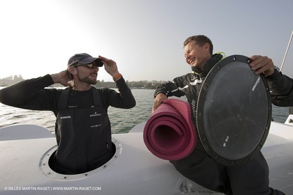 09 10 2010 - Morges (SUI) - L'Hydroptère.CH - 1st sail