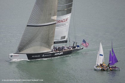 29 01 2009 - Auckland (NZL) -  Louis Vuitton Pacific Series - BMW ORACLE Racing - Training