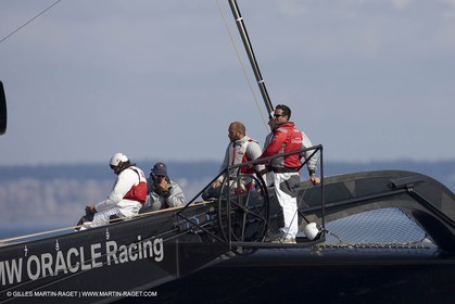 08 07 2008 - Valencia (ESP) - 33rd America's Cup - BMW ORACLE Racing - Building Team - Tim  Smith