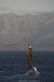 09 10 2017, Calvi (FRA,20), VOR 70 Babsy, Tentative de record autour de la Corse à la voile, skipper Franck Cammas