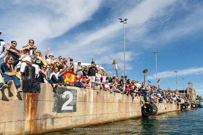 19 10 2024, Barcelona (ESP), Louis Vuitton 37th America's Cup, Final Match, Race Day 6, Dock out