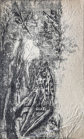 12 07 2020, St Rémy de Provence (FRA, 13) Oeuvre Germaine Richier, gravure