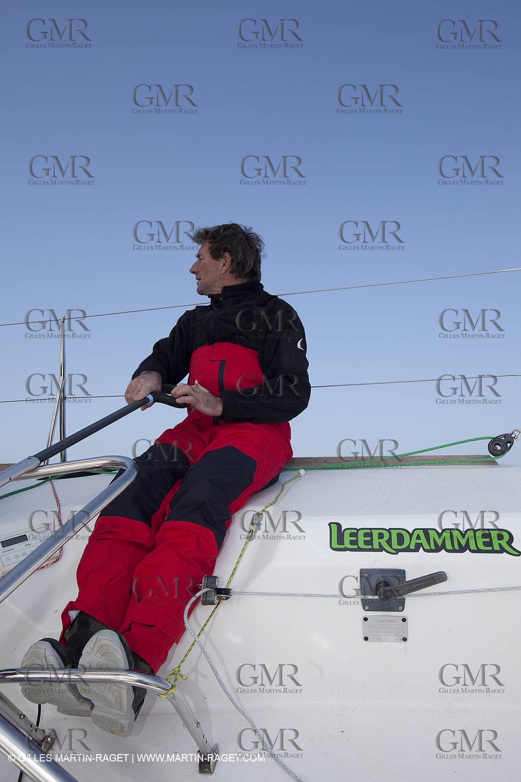 13 03 2010 -  La Grande Motte   Port Camargue (FRA) - Groupe Bel - Kito de Pavant   Sebastien Audigane training for Transat AG2R