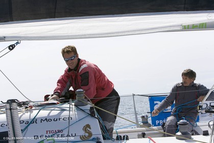 27 03 08- La Grande Motte- (FRA,34) Transat AG2R 2008- Jean-Paul Mouren- Laurent Pellecuer