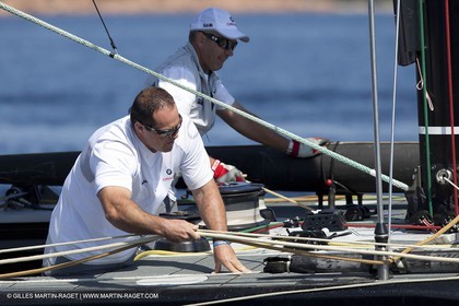 23 05 2010 - La Maddalena (ITA, Sardinia) Louis Vuitton Trophy - BMW ORACLE Racing - Racing Day 2