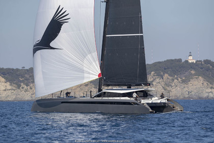 16 02 2019, Porquerolles (FRA,83), Gunboat 68 sail testing  3