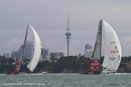 14 02 2009 - Auckland (NZL) - Louis Vuitton Pacific Series - Racing Day 14 - Challenger final