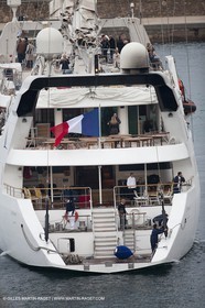 23 10 2010 - Marseille (FRA,13) - Le Ponant - Arrivée à Marseille et entrée dans le Vieux Port