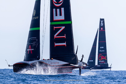 16 09 2024, Barcelona (ESP), 37th America's Cup, Louis Vuitton Cup Semi-final, Race Day 3