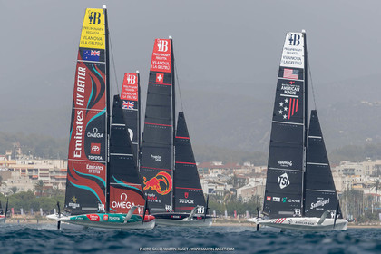 15 09 2023, Vilanova i La Geltru (ESP), 37th America's Cup, Preliminary Regatta N° 1, Race Day 3