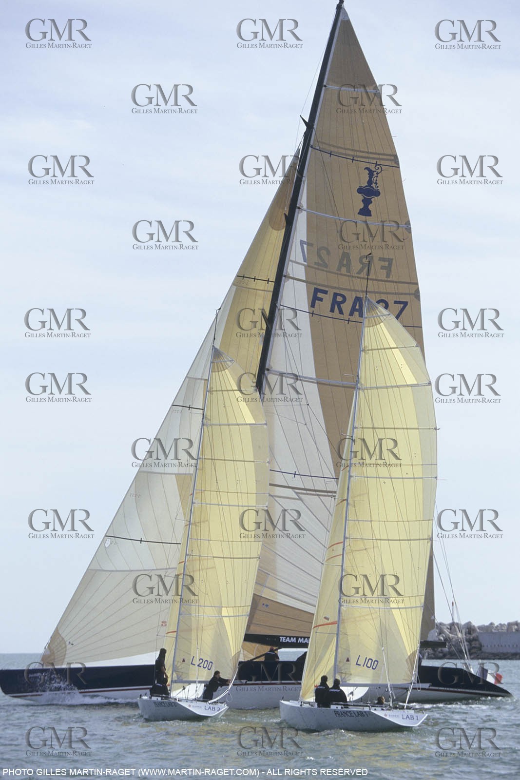 Sailing, Yacht Racing, America's Cup XXIX, San Diego (USA,CA), 1995, France 2-3, Mini Labs