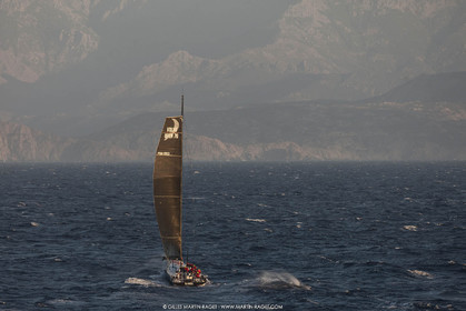 09 10 2017, Calvi (FRA,20), VOR 70 Babsy, Tentative de record autour de la Corse à la voile, skipper Franck Cammas