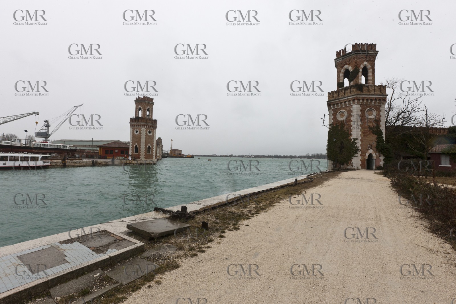 20 02 2012 - Venezia (ITA) - 34th America'sCup - Venezia 2012 America's Cup World Series - The Arsenale where the AC45 moorings, public village, media center and Club 45 will be located