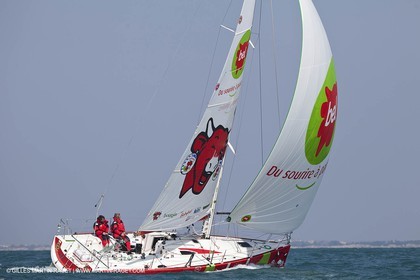 13 03 2010 - La Grande Motte   Port Camargue (FRA) - Groupe Bel - Entraînement Kito de Pavant   Sébastien Audigane en vue de la Transat AG2R 2010