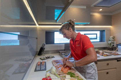 30 08 2018, Porto Vecchio (FRA, South Corsica) Chantier Fountaine-Pajot, Alegria 67