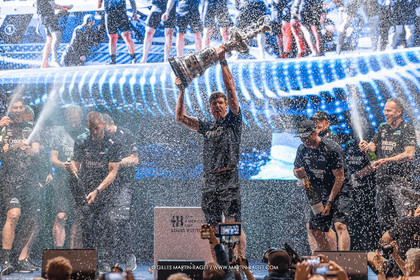 19 10 2024, Barcelona (ESP), Louis Vuitton 37th America's Cup, Final Match, Race Day 6 , Prizegiving