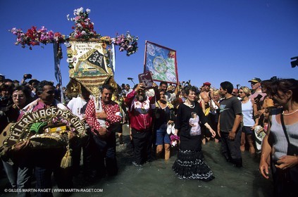 France, Provence, Traditions, Les Saintes Maries de la mer - Pélerinage gitan
