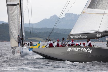 19 05 2010 - La Maddalena (ITA, Sardinia) Louis Vuitton Trophy - BMW ORACLE Racing - Training