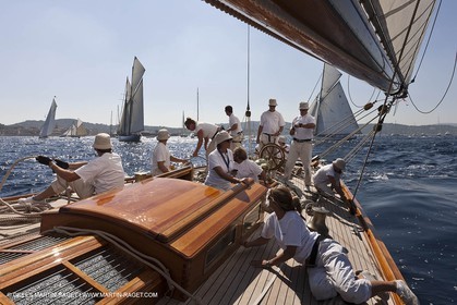 01 10 2011 - Saint Tropez (FRA,13) - Voiles de Saint Tropez 2011 - Classic Yachts - Day 5 - Onboard Mariquita