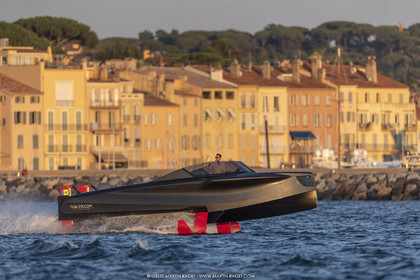 09 08 2018, Saint-Tropez (FRA,83), Foiler, the Flying Yacht by Enata