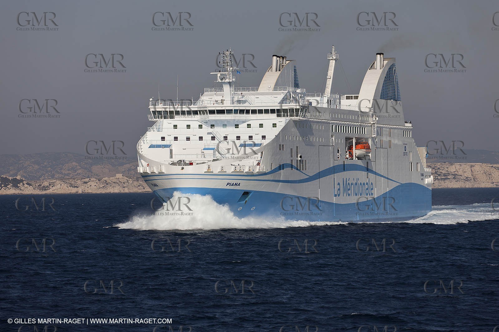 14 01 2012 - Marseille (FRA,13) - La Meridionale shipping company - the Piana off Marseille and the Calanques