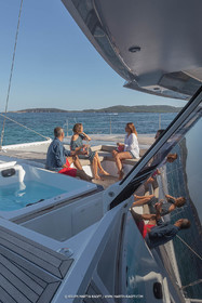 30 08 2018, Porto Vecchio (FRA, South Corsica) Chantier Fountaine-Pajot, Alegria 67