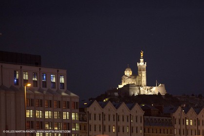 08 03 2012 - Marseille (FRA, 13) -Le Silos, les Docks - Notre Dame de la Garde- Quartier Euroméditerranée