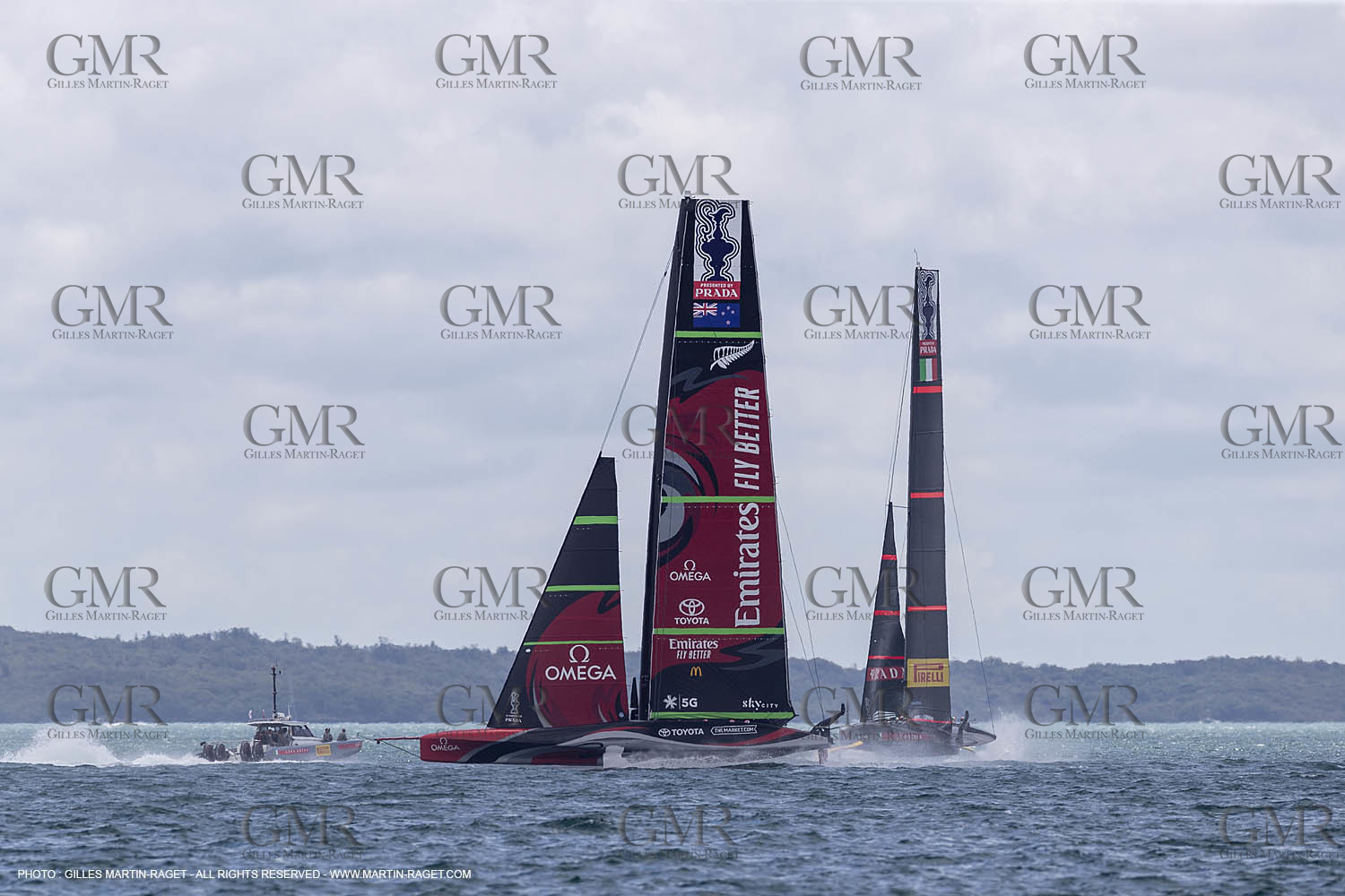 08 12 2020 - Auckland (NZL) - 36th America's Cup - Practice Sessions - Day 1