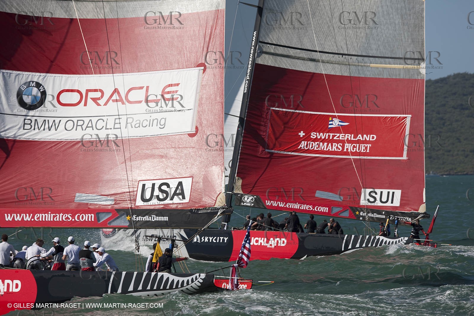 08 02 2009 - Auckland (NZL) -  Louis Vuitton Pacific Series -  Racing Day 8 - Round Robin 2