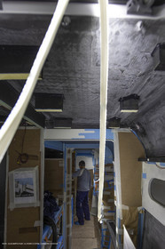 29 10 2018, La Grande Motte (FRA,30), Chantier Gunboat, construction du Gunboat 68