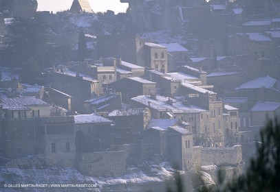 Provence under snow