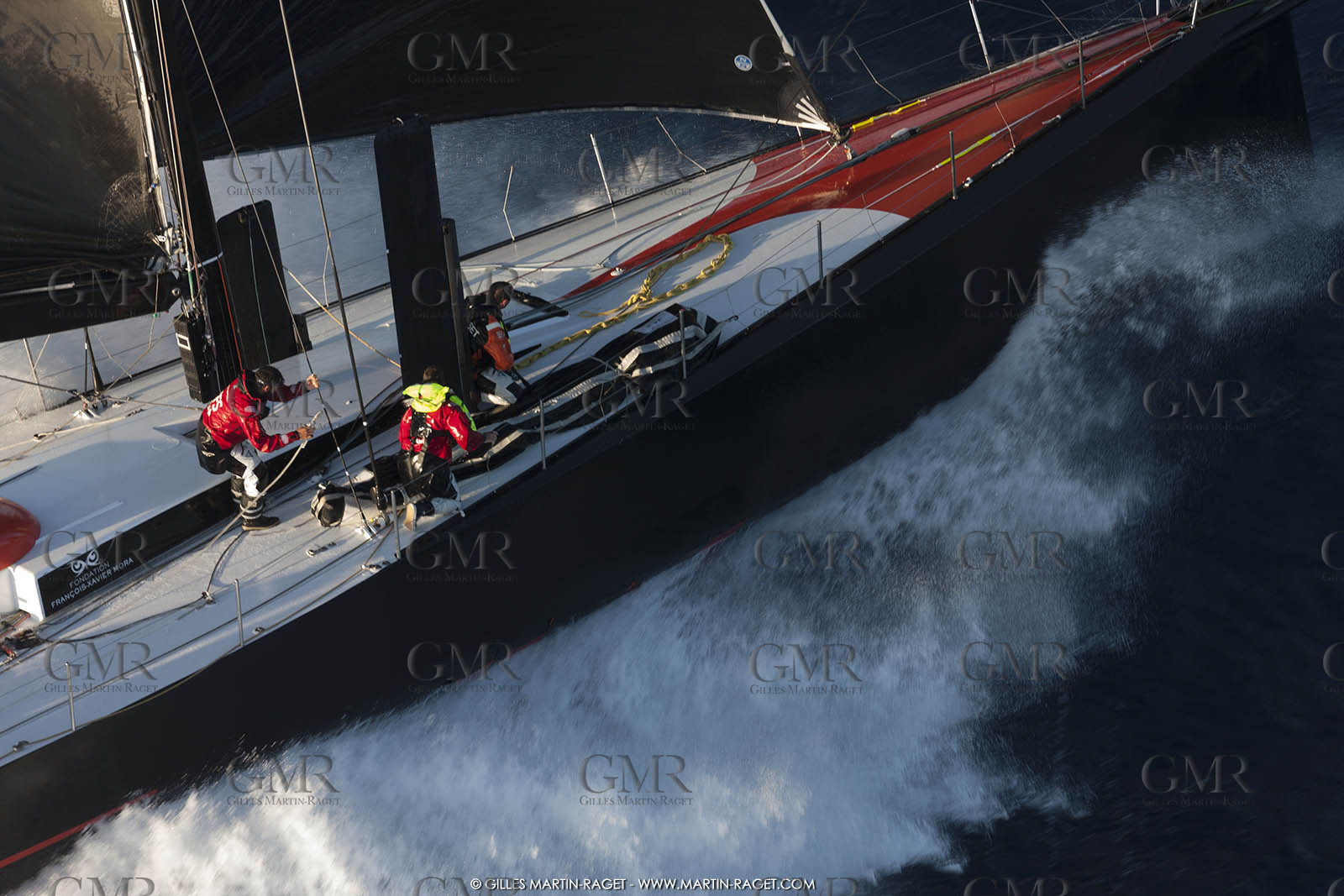 09 10 2017, Calvi (FRA,20), VOR 70 Babsy, Tentative de record autour de la Corse à la voile, skipper Franck Cammas