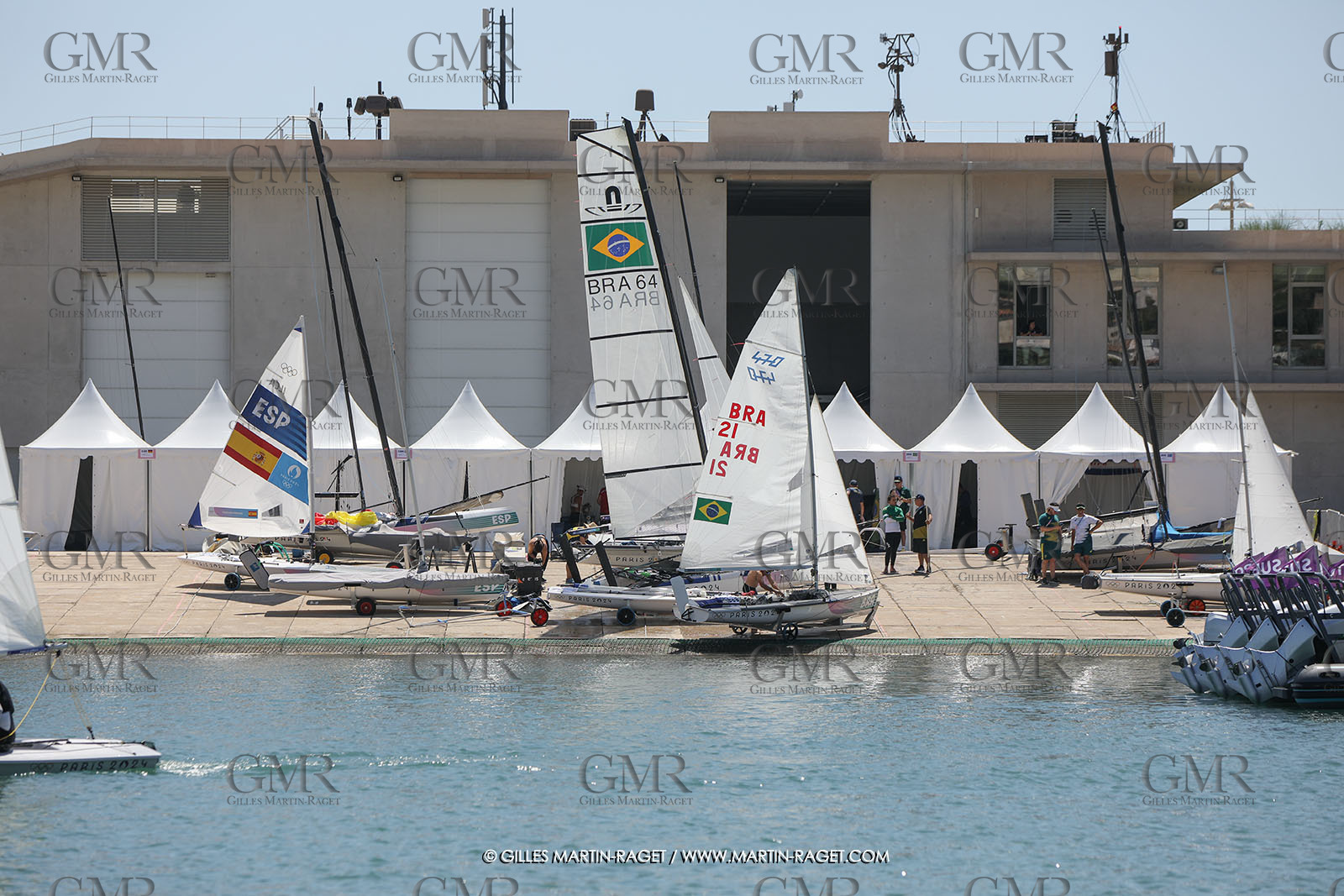23 07 2024, Marseille (FRA), Paris 2024 Olympic Games, Sailing, Free trainings