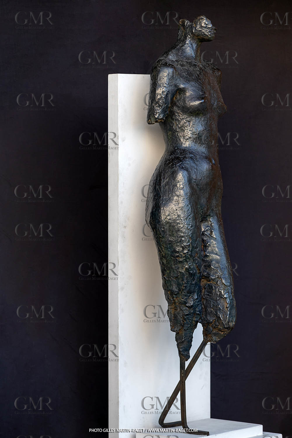 05 01 2023, Arles (FRA, 13), Oeuvre de Germaine Richier, Torse II, 1941, Epreuve d'exposition