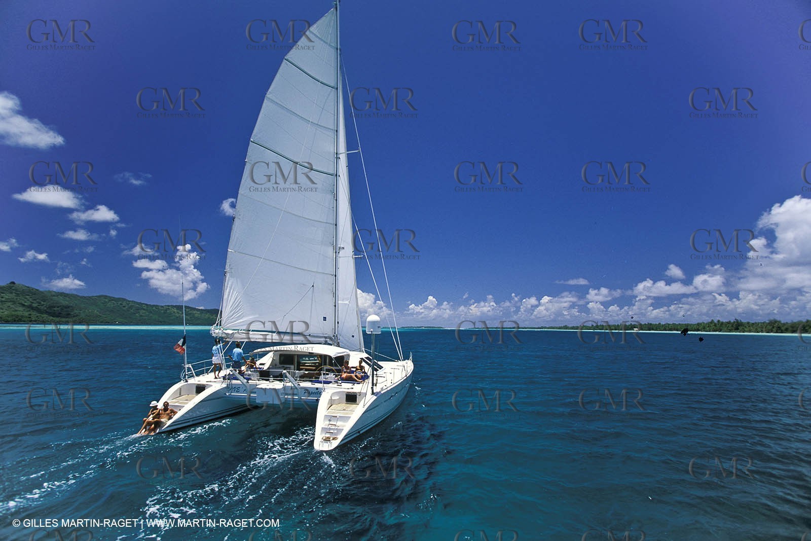 Cruising multihull sailing