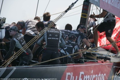 06 06 2007-Valencia (Spain)- 32nd America's Cup - Louis Vuitton Cup Final - Day 5