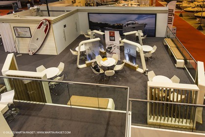 10 12 2013 - Paris (FRA,75) -Paris Boat Show - Beneteau booth