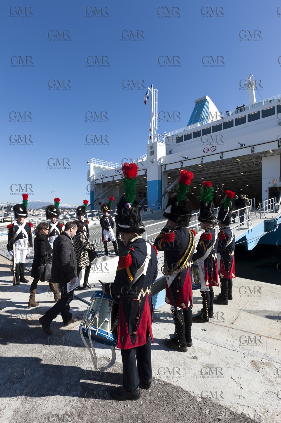 16 02 2012 - Ajaccio (FRA, Corse) -  La Méridionale shipping company- Piana at Ajaccio