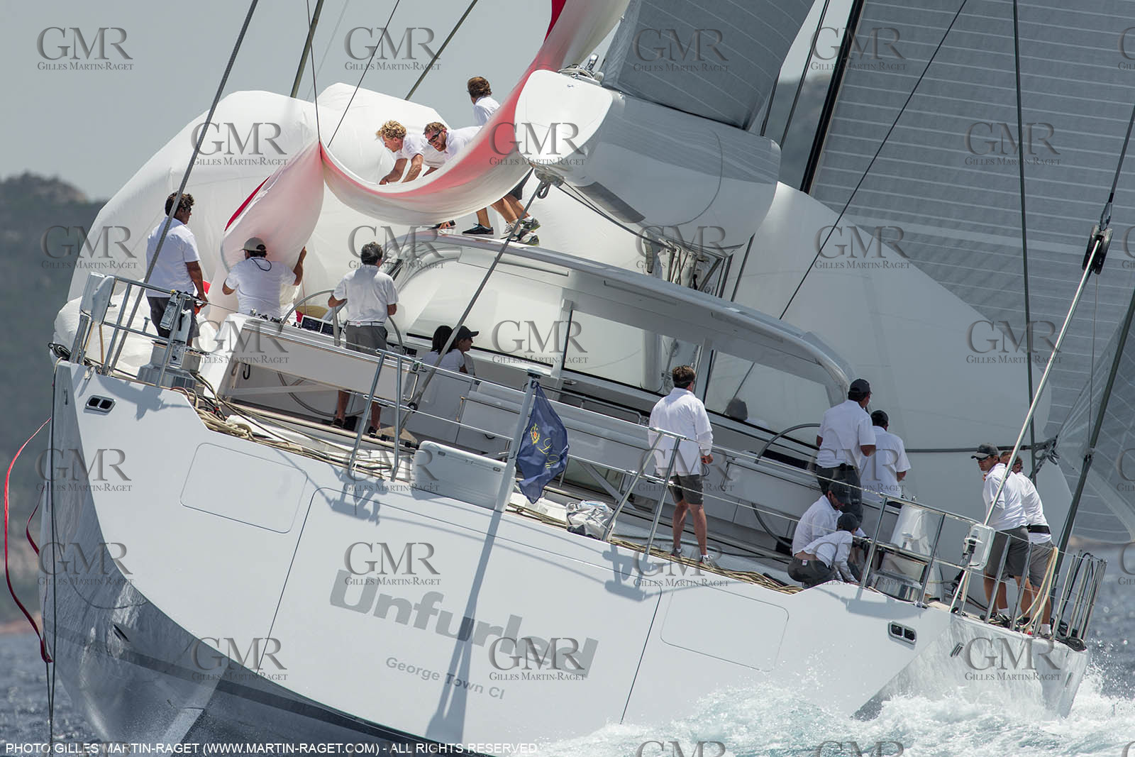 08 06 2016, Porto Cervo (ITA, Sardinia), Loro Piana Super Yachts Regatta, Race Day One, Unfurled