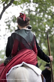 Arlésiennes en costume - Fête des Gardians - Arles