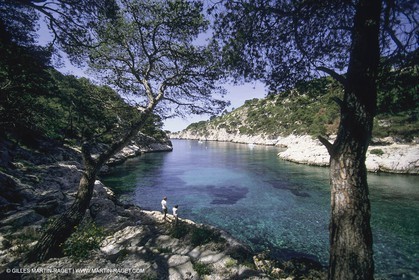 France, Provence, Les Calanques & Iles de Marseille, port Pin