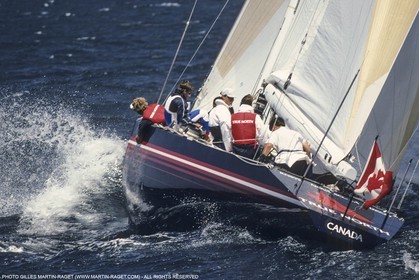 Sailing, Yacht Racing, America's Cup XVII, Fremantle (AUS,WA), 1987, True North