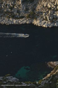 Décember 2009 - Marseille (FRA) - Les Calanques - Morgiou as seen from Sugiton Belvedere