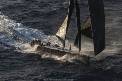 09 10 2017, Calvi (FRA,20), VOR 70 Babsy, Tentative de record autour de la Corse à la voile, skipper Franck Cammas