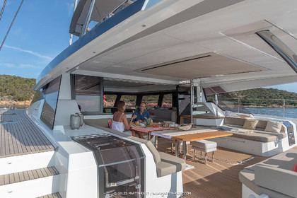 30 08 2018, Porto Vecchio (FRA, South Corsica) Chantier Fountaine-Pajot, Alegria 67