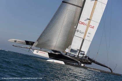 27 01 2010 - Valencia (ESP) - 33rd America's Cup - BMW ORACLE Racing - Training in Valencia