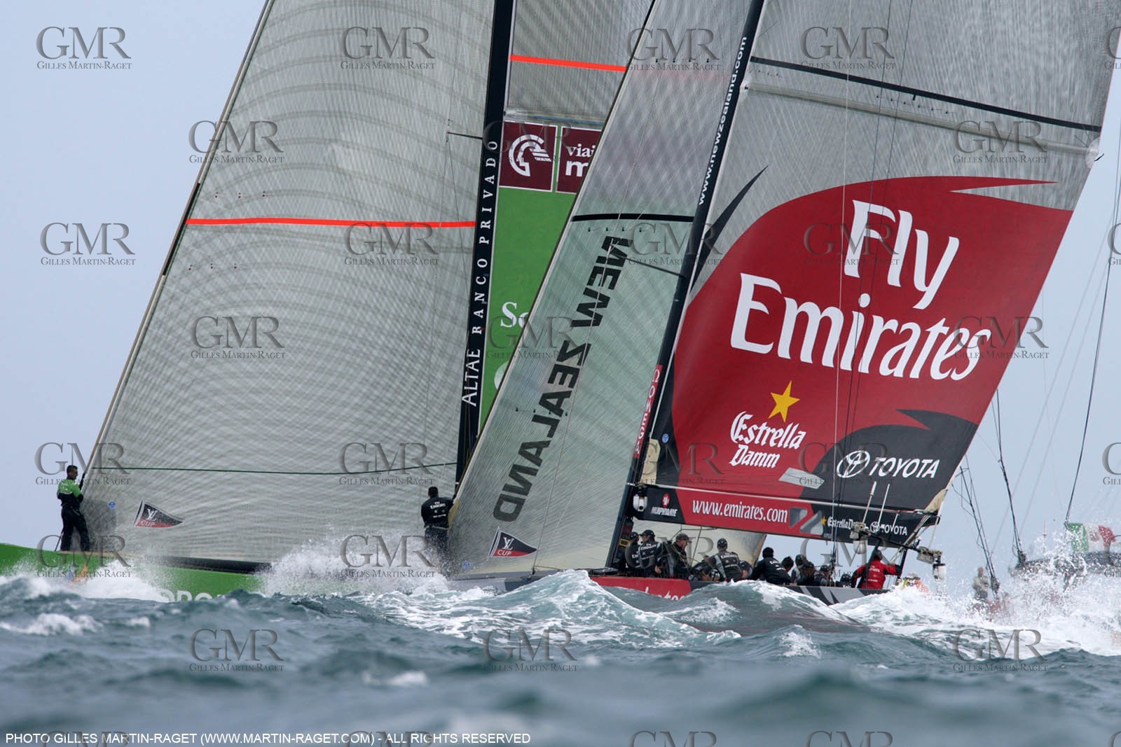 23 05 2007-Valencia (Spain)- 32nd America's Cup - Louis Vuitton Cup - Semi-final - Day 8